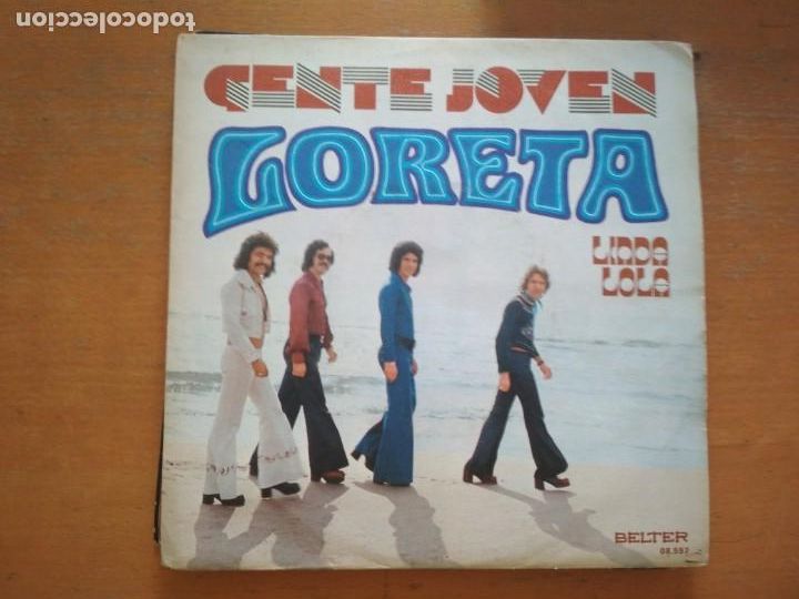 Discos de vinilo: GENTE JOVEN, SG, LORETA + 1, A&Ntilde;O 1976 - Foto 1