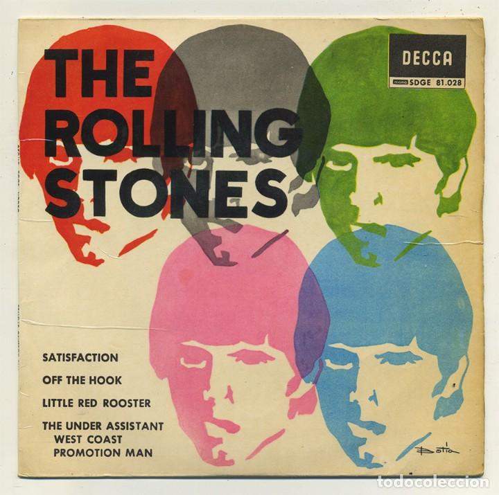 Discos de vinilo: THE ROLLING STONES SATISFACTION DECCA 1965 - Foto 1