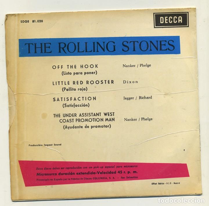 Discos de vinilo: THE ROLLING STONES SATISFACTION DECCA 1965 - Foto 2