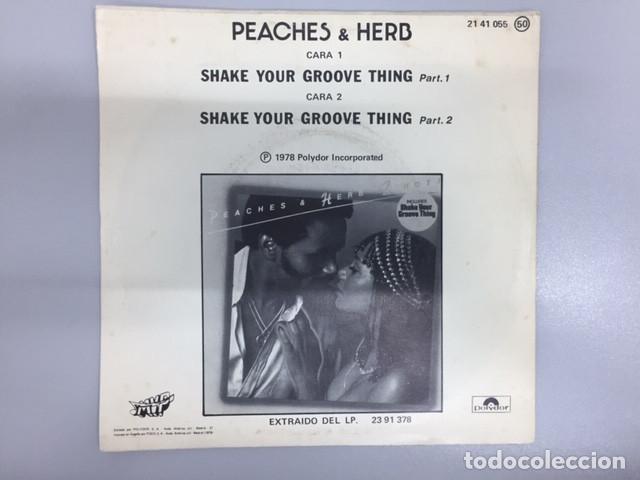 Discos de vinilo: Peache &Herb - Shake your groove thing - Foto 2