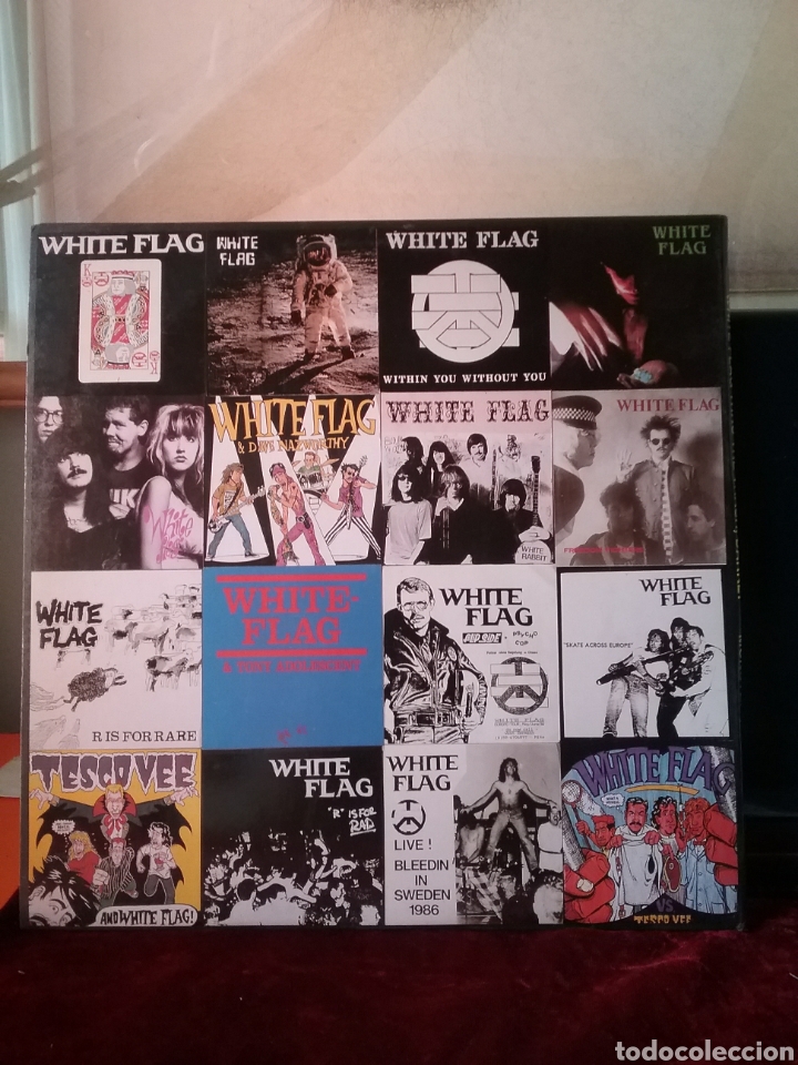 Discos de vinilo: WHITE FLAG 1993 Munster Records.Nuevo - Foto 3