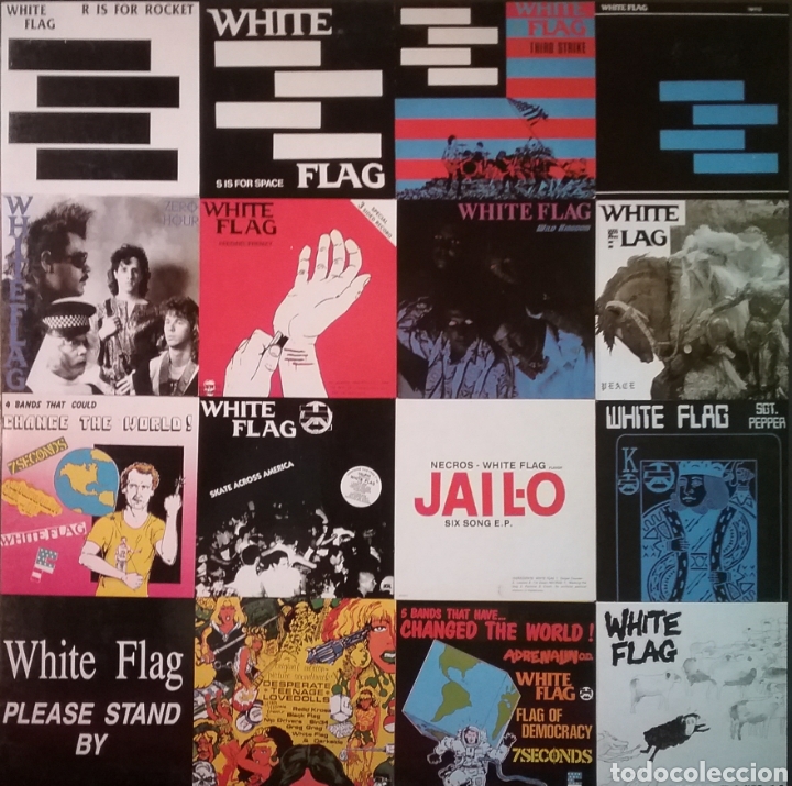 Discos de vinilo: WHITE FLAG 1993 Munster Records.Nuevo - Foto 1