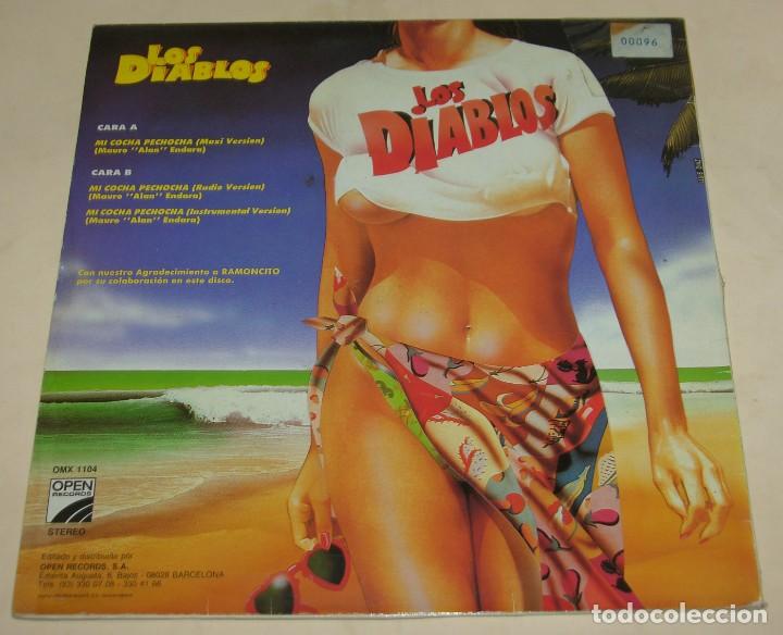 Discos de vinilo: LOS DIABLOS , MI COCHA PECHOCHA - OPEN RECORDS 1987 - Foto 2