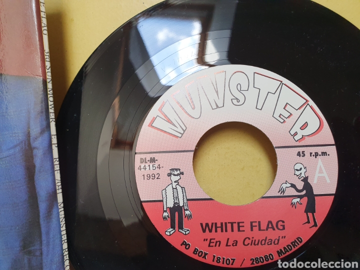 Discos de vinilo: WHITE FLAG. MUNSTER RECORDS. SINGLE 1993. - Foto 4