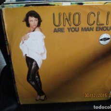 Discos de vinilo: UNO CLIO FEATURING MARTINE MCCUTCHEON ?– ARE YOU MAN ENOUGH. Lote 213544240