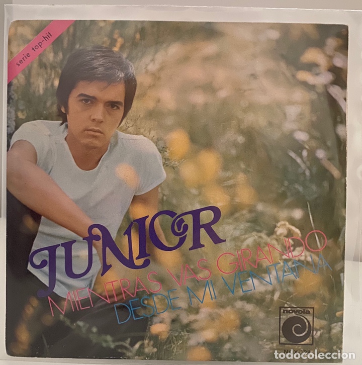 Vinyl-Schallplatten: JUNIOR-MIENTRAS VAS GIRANDO/DESDE MI VENTANA/SINGLE 1970 NOVOLA,ESPA&Ntilde;A.