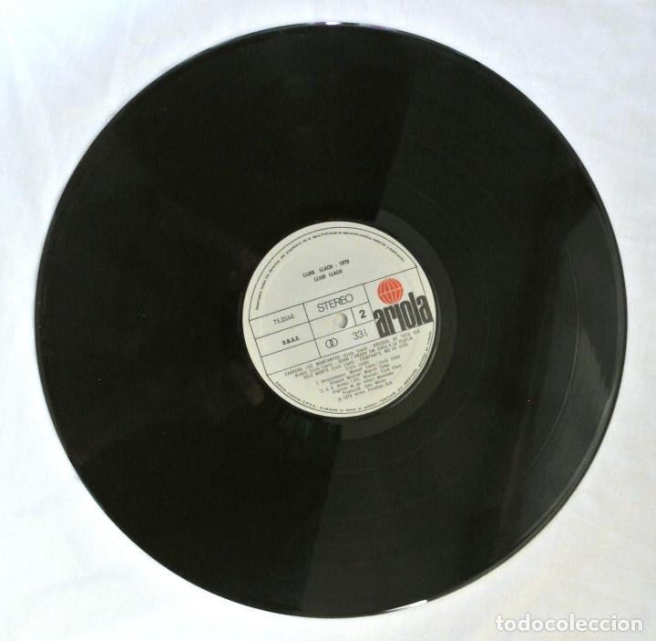 Discos de vinilo: Disco vinilo LP LLluis Llach, Ariola 1979 - Foto 3