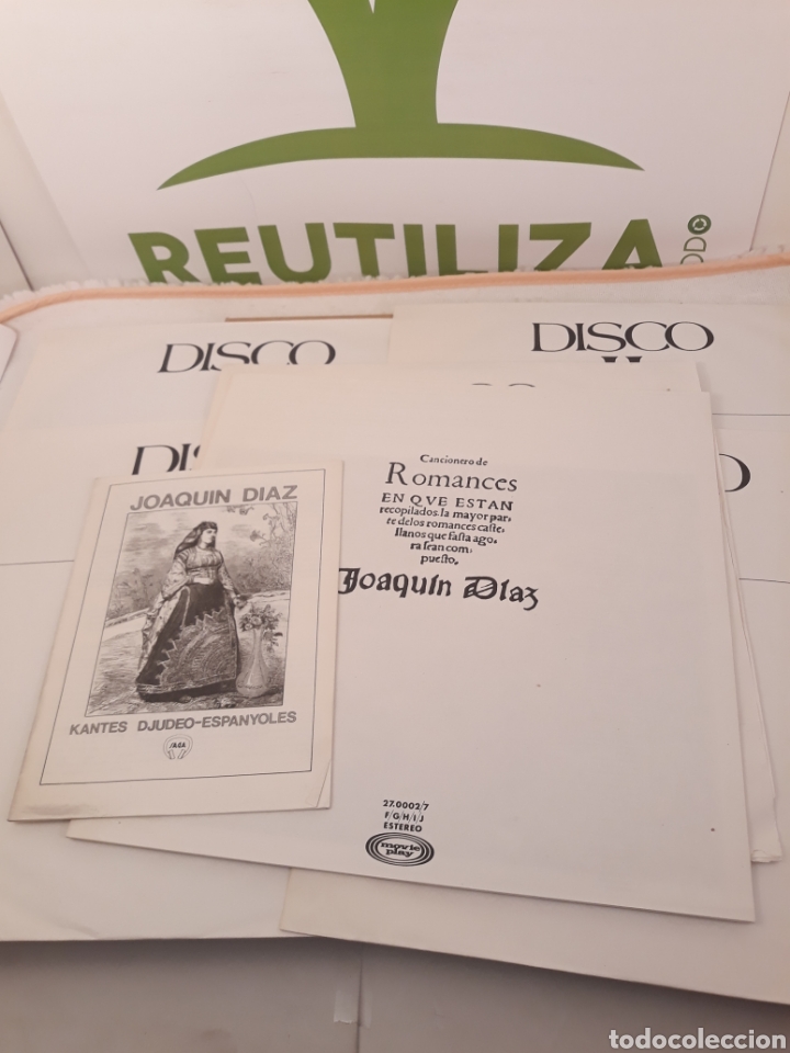 Discos de vinilo: Cancionero de romances.Joaquin Diaz.5 Lps con 2 libretos. - Foto 4