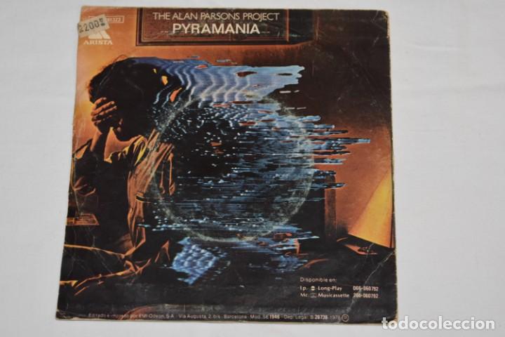 Discos de vinilo: Disco Vinilo Single The Alan Parsons Project Pyramania 1978 - Foto 2