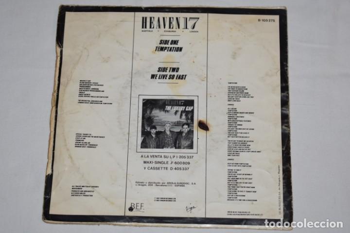 Discos de vinilo: Disco Vinilo Single Temptation Heaven 17 1982 - Foto 2