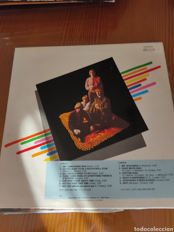 Discos de vinilo: Disco vinilo LP THE BYRDS +partitura - Foto 2