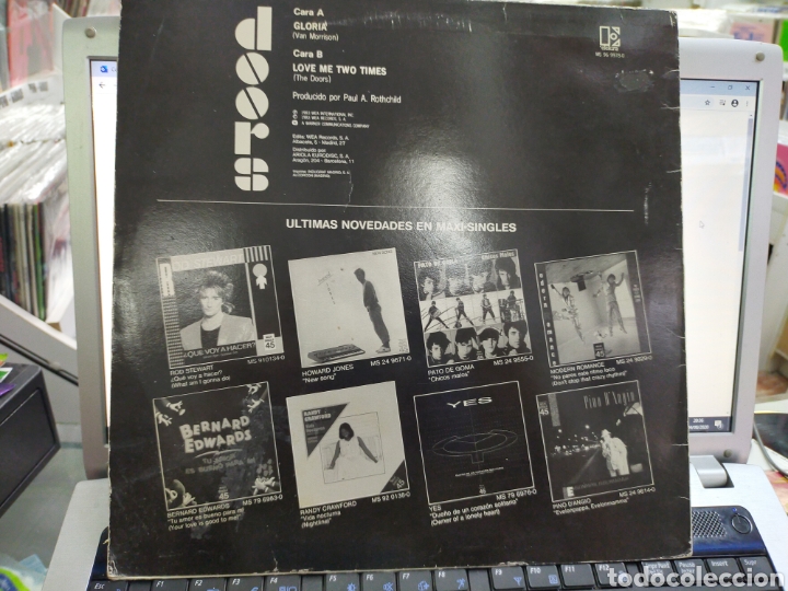 Discos de vinilo: The Doors maxi gloria Espa&ntilde;a 1983 - Foto 2