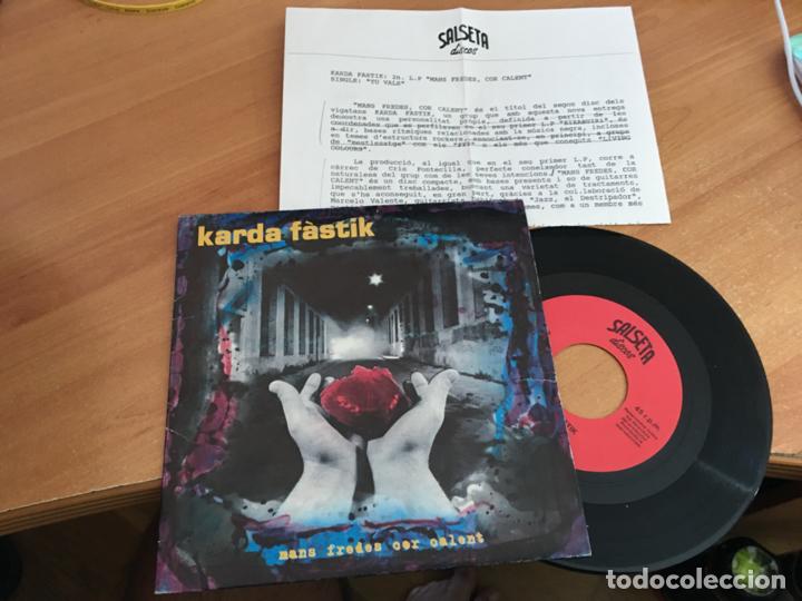 Disques de vinyle: KARDA FASTIK MANS FREDES COR CALENT (TU VALS) SINGLE 1994 HOJA PROMO (EPI19)