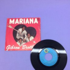 Discos de vinilo: SINGLE MARIANA GIBSON BROTHERS -- MADRID -- VG+. Lote 213697205