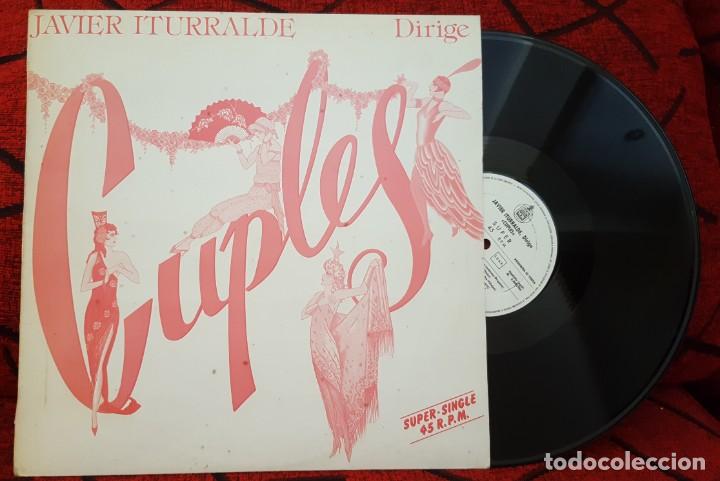 Discos de vinilo: JAVIER ITURRALDE DIRIGE CUPLES MAXI SINGLE VINILO PROMOCIONAL 1985 - Foto 1