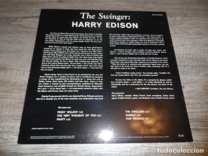 Discos de vinilo: HARRY EDISON - THE SWINGER (GERMANY 1977) - Foto 2
