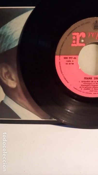 Discos de vinilo: FRANK SINATRA - EXTRA&Ntilde;OS EN LA NOCHE . - Foto 2