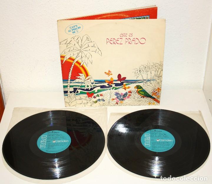 Disques de vinyle: ESTE ES PEREZ PRADO 2x LP 1973 Spain RCA Camden vinilo latin latino