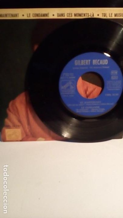 Discos de vinilo: GILBERT BECAUD - ET MAINTENANT . - Foto 2