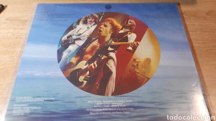 Discos de vinilo: STATUS QUO JUST SUPPOSIN - Foto 2