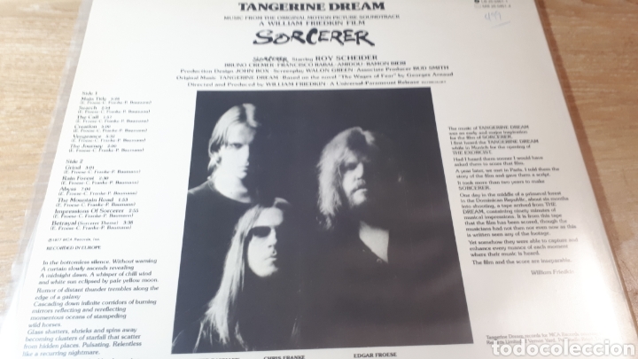 Discos de vinilo: TANGERINE DREAM SORCERER - Foto 2