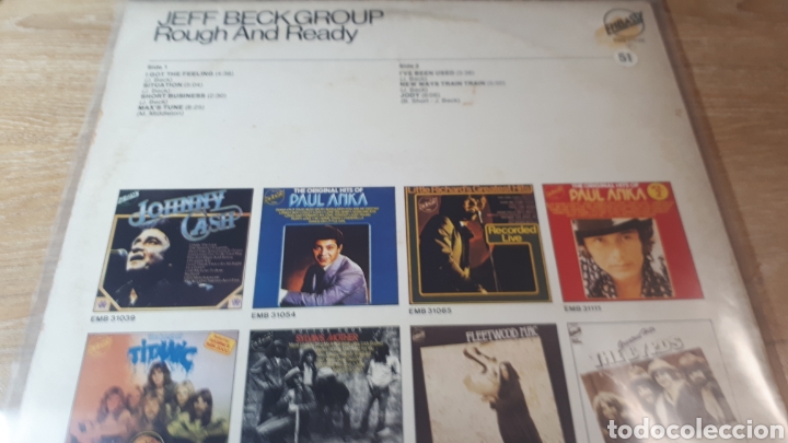 Discos de vinilo: JEFF BECK GROUP ROUGH AND READY - Foto 2