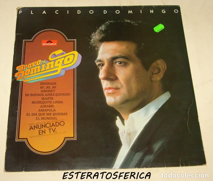 Discos de vinilo: PLACIDO DOMINGO - BRAVO DOMINGO - POLYDOR 1982 - Foto 1