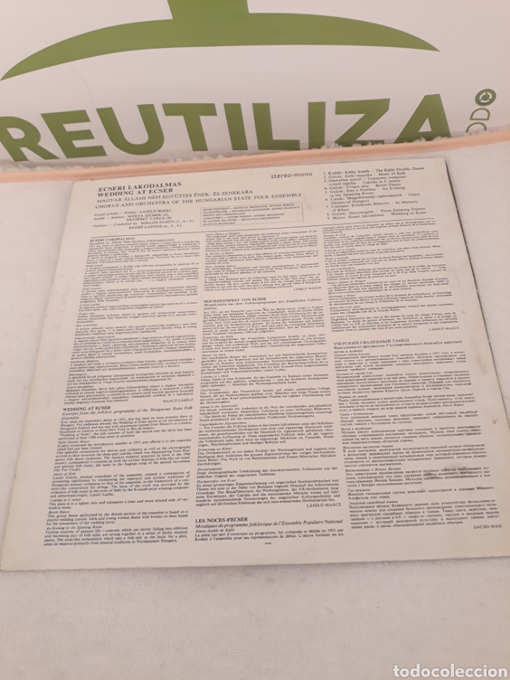 Discos de vinilo: Ecsero Lakodalmas.Wedding At Ecser.Lp - Foto 2