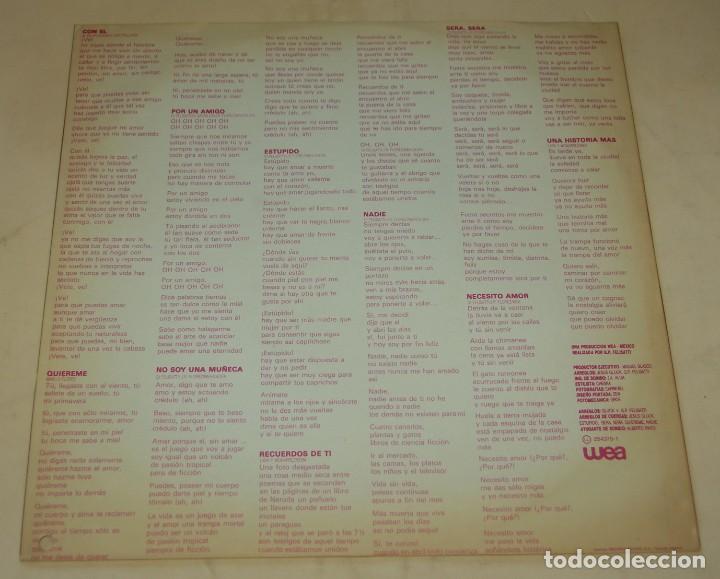 Discos de vinilo: ROCIO BANGUELLS - CON &Eacute;L - WEA 1986 - Foto 4