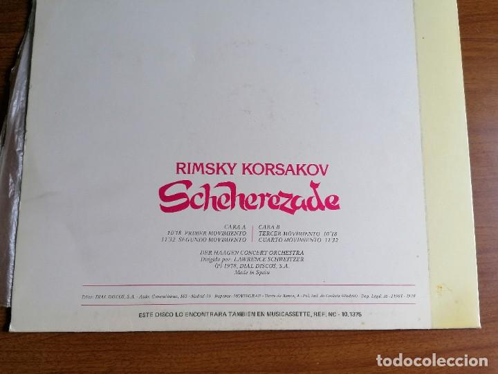 Discos de vinilo: LP Rimsky rorsakov - Scheherezade - Lawrence Schweitzer - Foto 2