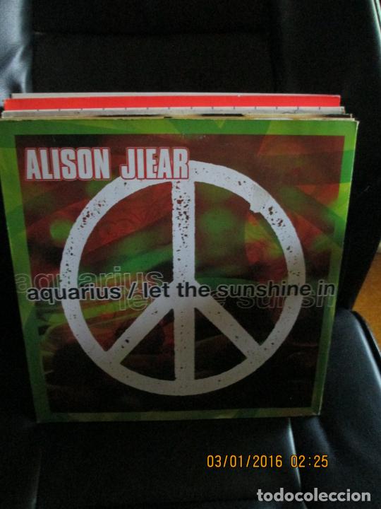 ALISON JIEAR ?– AQUARIUS/ LET THE SUNSHINE IN (Música - Discos de Vinilo - Maxi Singles - Electrónica, Avantgarde y Experimental)