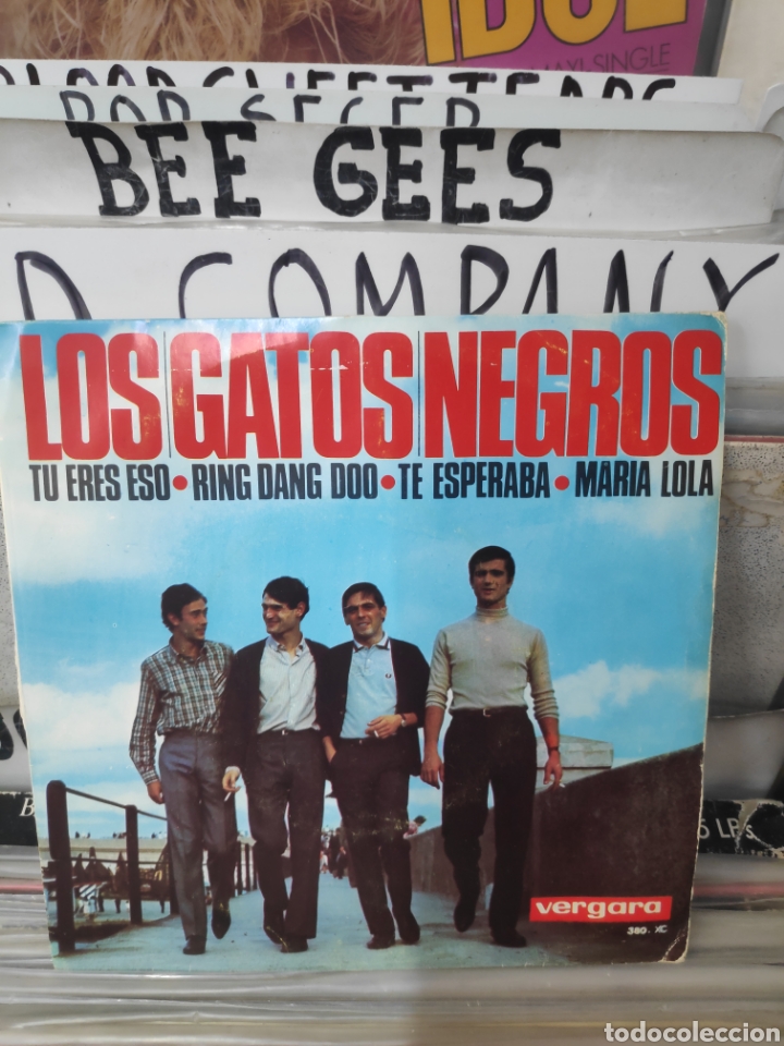 Discos de vinilo: Los gatos negros t&uacute; eres eso - Foto 1