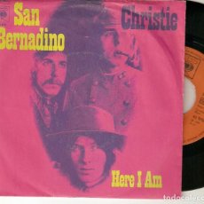 Dischi in vinile: CHRISTIE 7” ALEMANIA 45 SAN BERNADINO 197 SINGLE VINILO POP ROCK 1970S MUY BUEN ESTADO IMPORTACION