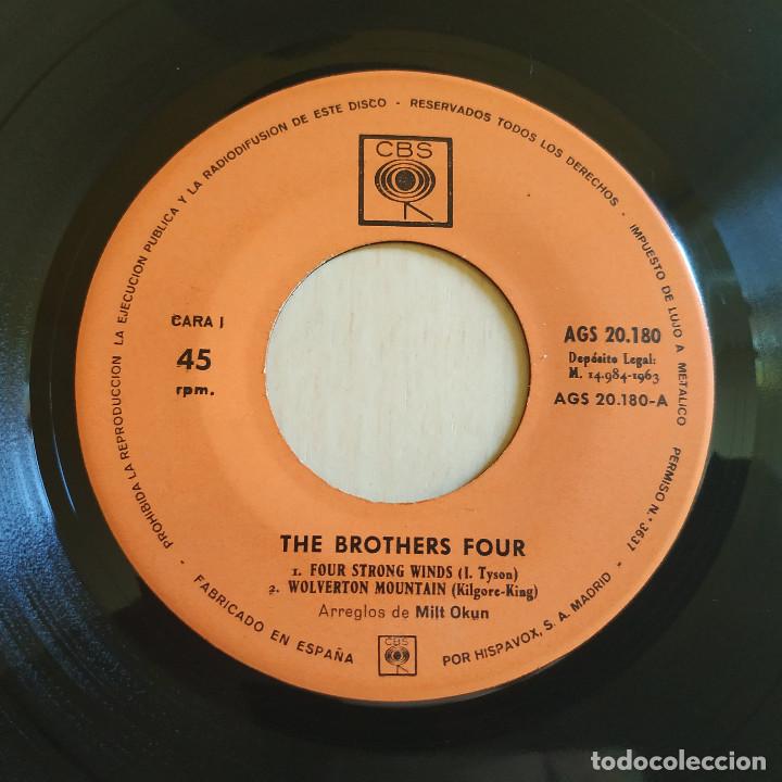 Discos de vinilo: The Brothers Four ?– Four Strongs Winds / El Paso +2 - Raro EP Spain CBS del año 1963 BUEN ESTADO - Foto 3 - 213798688