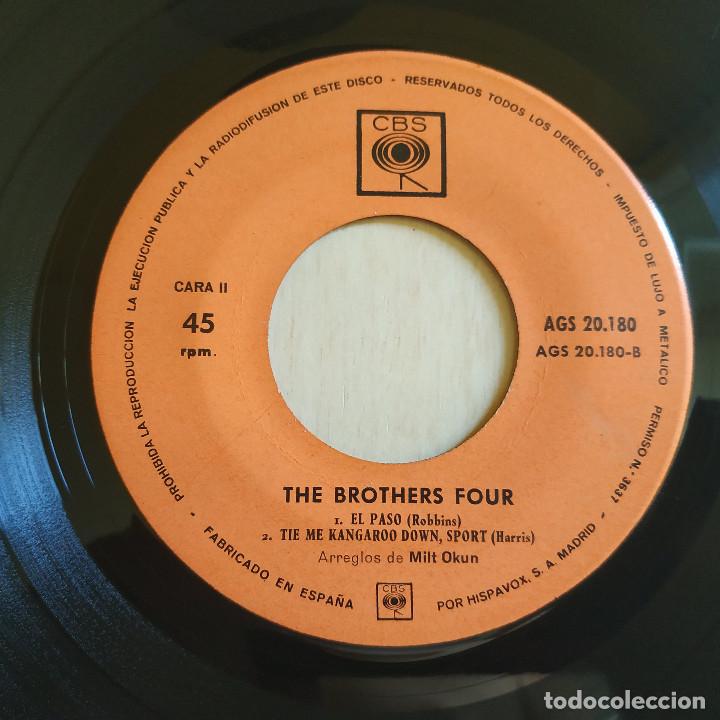 Discos de vinilo: The Brothers Four ?– Four Strongs Winds / El Paso +2 - Raro EP Spain CBS del año 1963 BUEN ESTADO - Foto 4 - 213798688