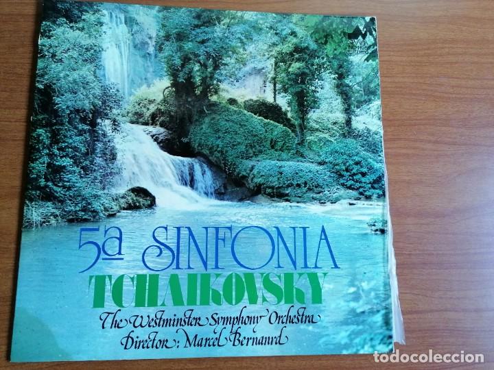 Discos de vinilo: LP TCHAIKOVSKY SINFONIA 5 Marcel Bernanrd - Foto 1