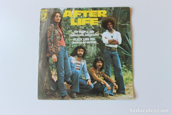 Discos de vinilo: AFTER LIFE, SINGLE, TRY PEOPLE TRY, 1975 - Foto 1