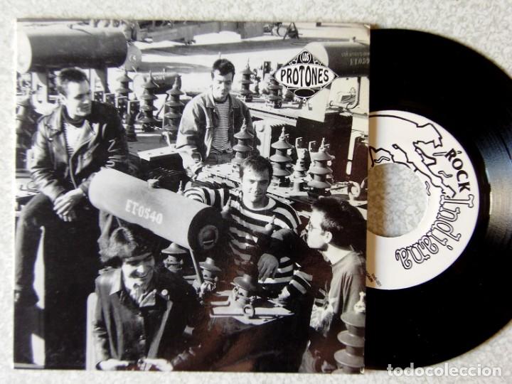 Discos de vinilo: LOS PROTONES.FOOTSTEPS + 1...PROMO..EX - Foto 1