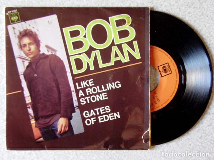 Discos de vinilo: BOB DYLAN.LIKE A ROLLING STONE + 1...EX - Foto 1