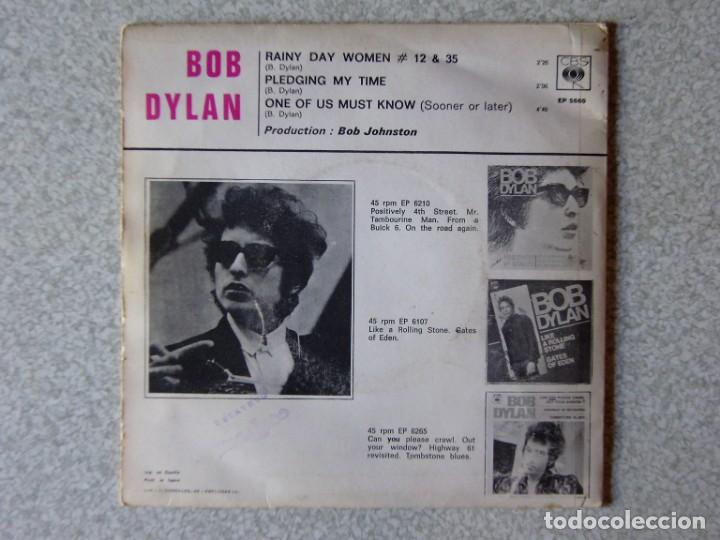 Discos de vinilo: BOB DYLAN..RAINY DAY WOMEN + 2 - Foto 2