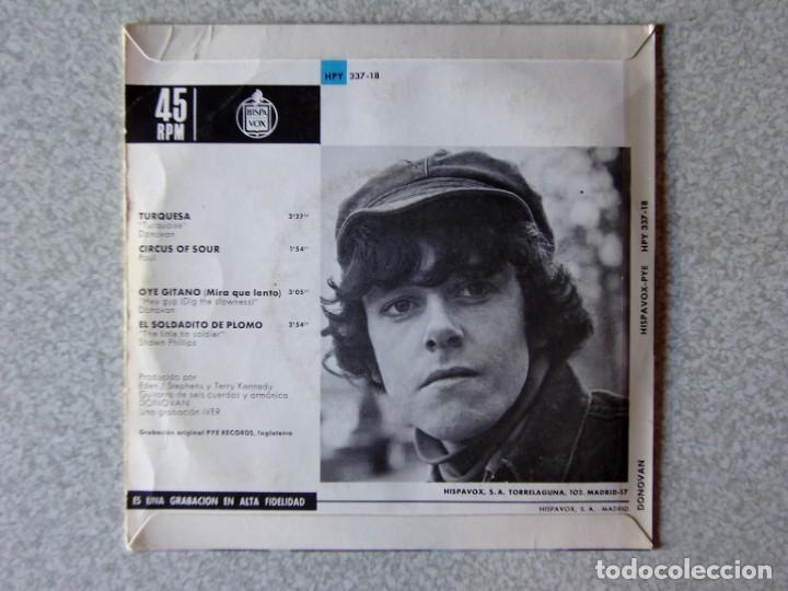 Discos de vinilo: DONOVAN.TURQUESA + 3 - Foto 2