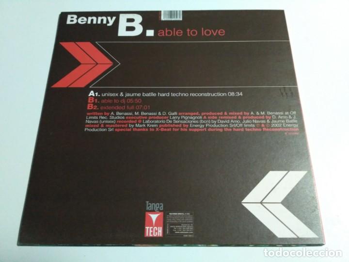 Discos de vinilo: Benny B. - Able To Love - Foto 2