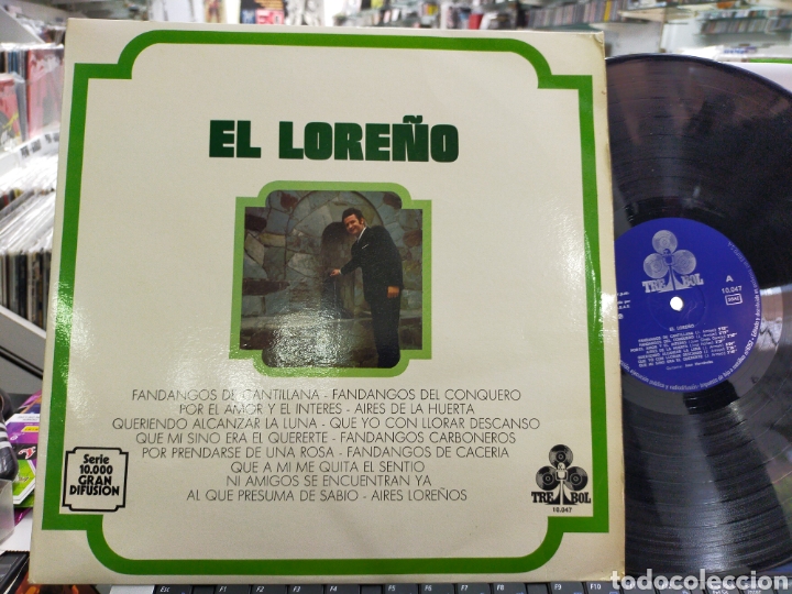 Discos de vinilo: El lore&ntilde;o lp 1968 tr&eacute;bol - Foto 1