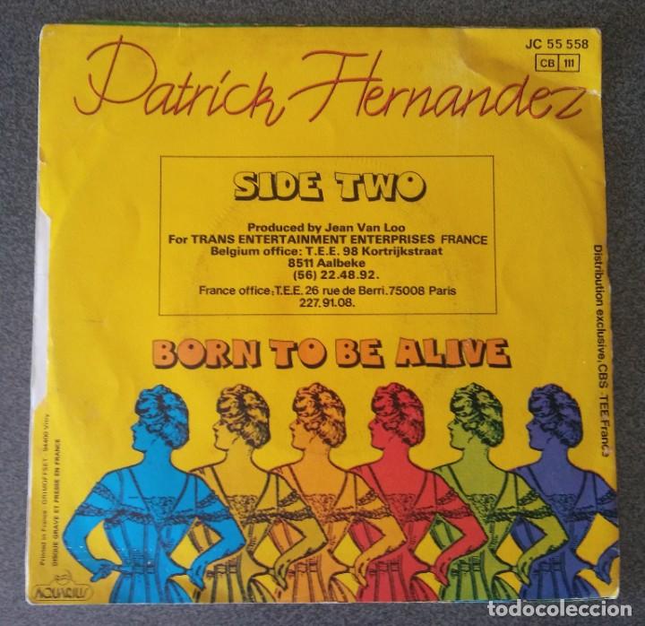 Discos de vinilo: Vinilo Ep Patrick Hernandez Born To Be Alive - Foto 3