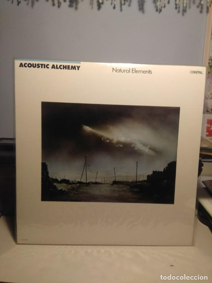 Discos de vinilo: LP ACOUSTIC ALCHEMY : NATURAL ELEMENTS ( ELECTRONIC NEW AGE ) - Foto 1