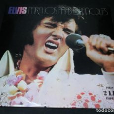 Discos de vinilo: LP DOBLE - ELVIS PRESLEY PARA LOS FANS ESPAÑOLES - DISCO ROTO - 1976. Lote 213922525