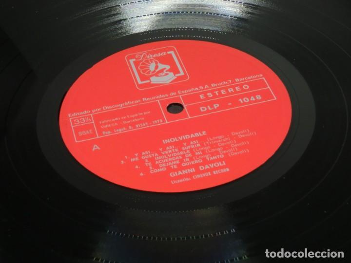 Discos de vinilo: LP - GIANNI DAVOLI - INOLVIDABLE - 1973 - Foto 3