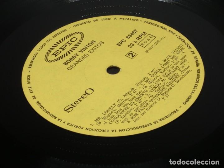 Discos de vinilo: LP - BOBBY VINTON - GRANDES &Eacute;XITOS - 1973 - Foto 4