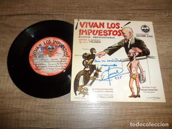 Discos de vinilo: MAESTRO TEJADA JOAQUIN PORTILLO - VIVAN LOS IMPUESTOS - Foto 2