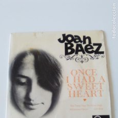 Discos de vinilo: JOAN BAEZ ONCE I HAD A SWEETHEART + 3 ( 1963 FONTANA UK ) WILDWOOD FLOWER OLD BLUE THE TREES THEY DO
